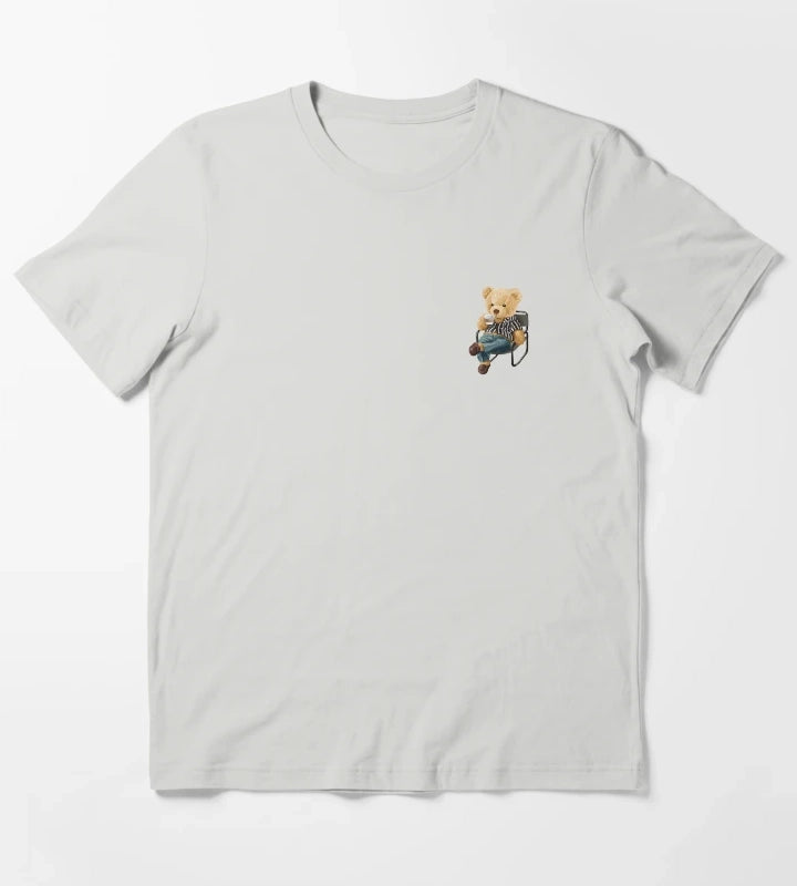 Doing The Bear Minimum T-Shirt Light Grey