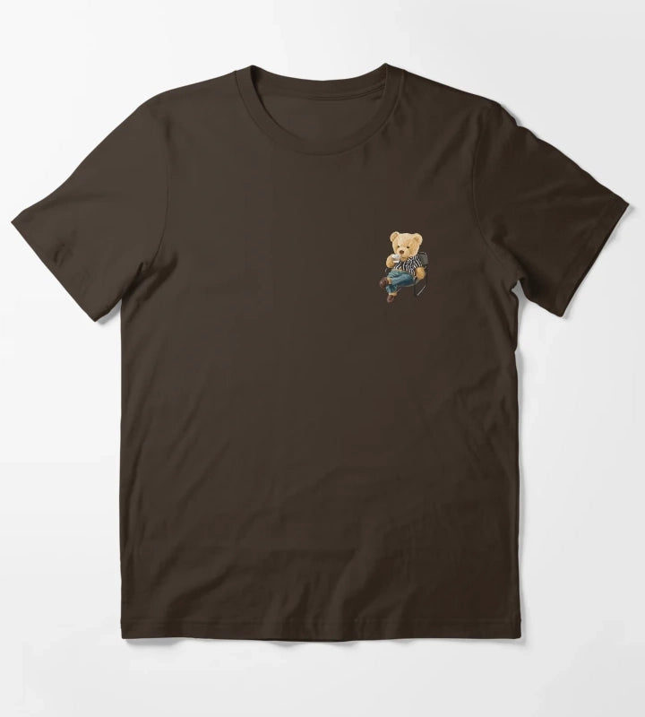 Doing The Bear Minimum T-Shirt Brown