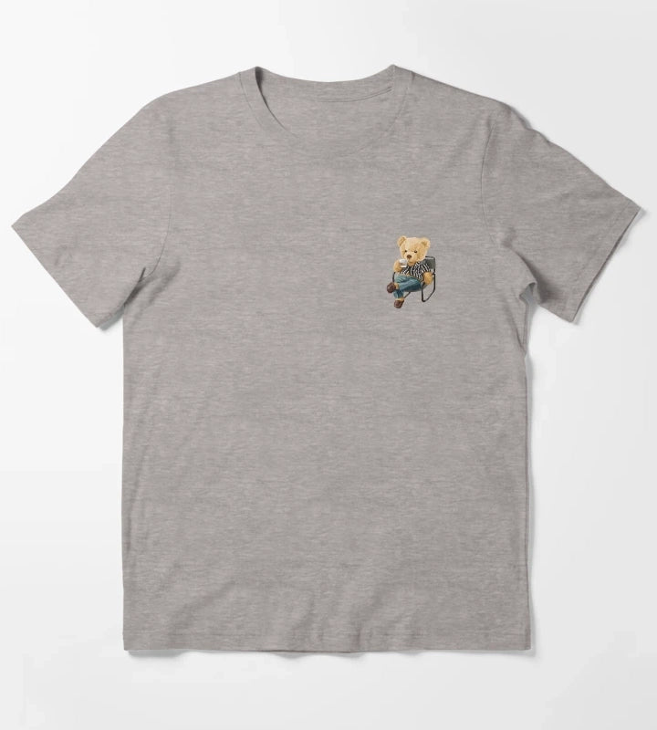 Doing The Bear Minimum T-Shirt Heather Grey