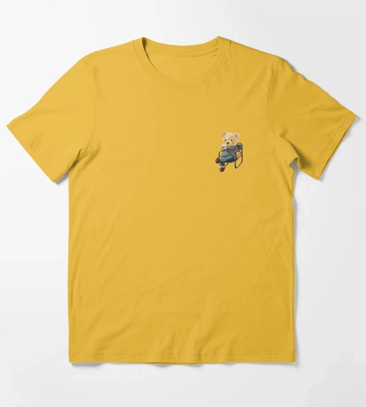 Doing The Bear Minimum T-Shirt Yellow