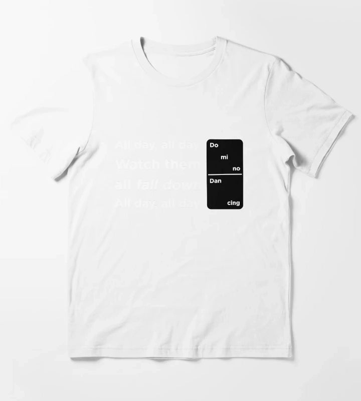 Domino Dancing Pet Shop Boys T-Shirt White