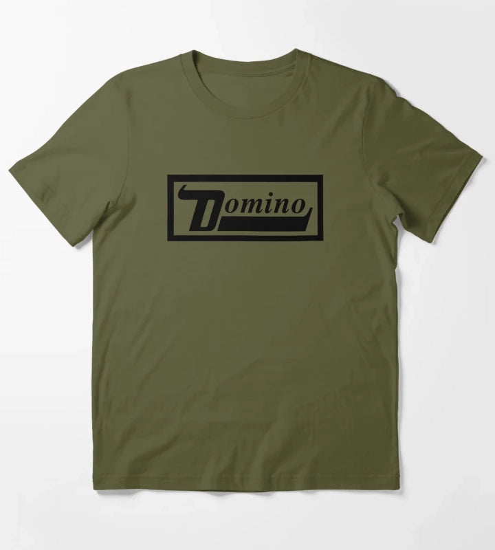 Domino is a British independent record label based in London T-Shirt Olive Green