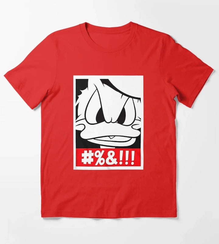 Donald Duck Big Face Box T-Shirt Red