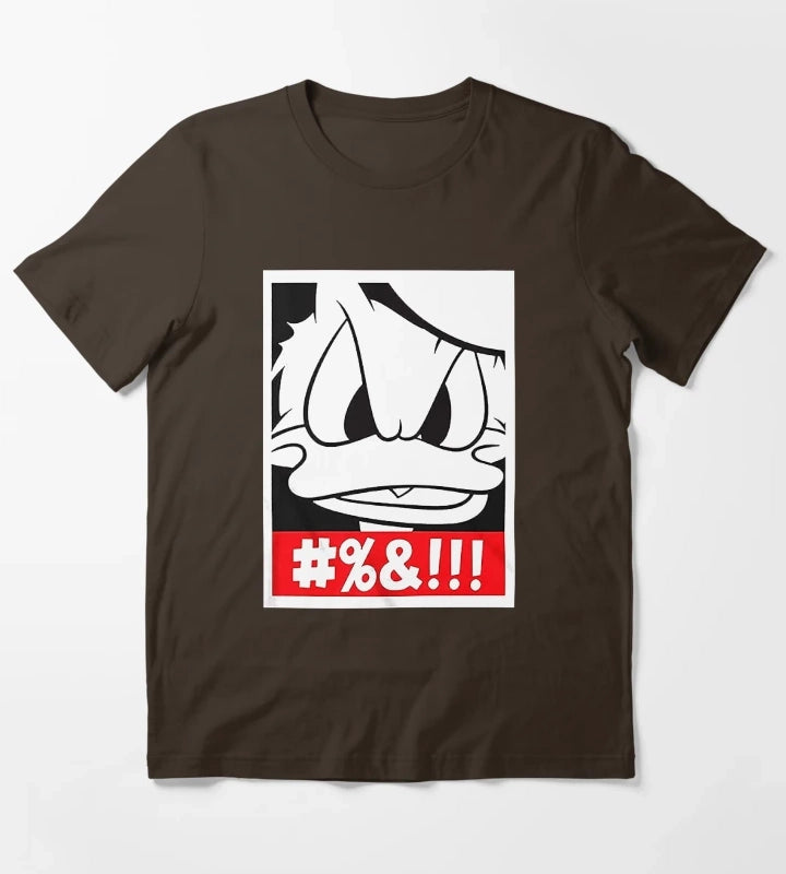 Donald Duck Big Face Box T-Shirt Brown