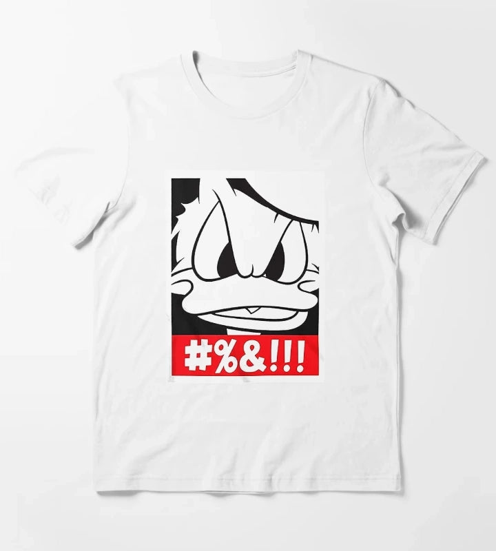 Donald Duck Big Face Box T-Shirt White