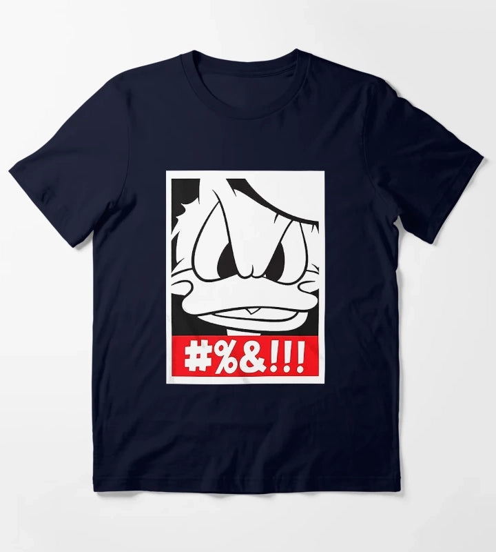 Donald Duck Big Face Box T-Shirt Navy