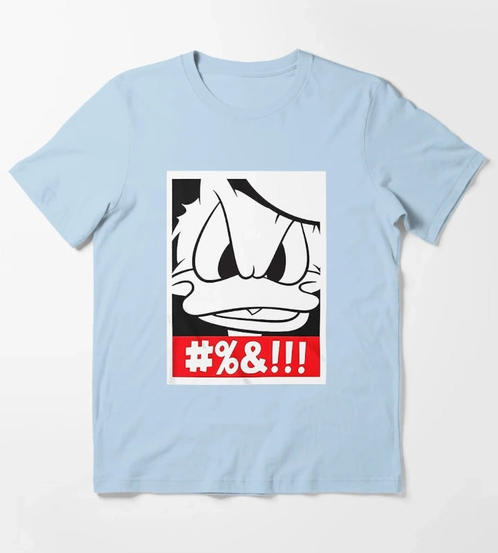 Donald Duck Big Face Box T-Shirt Sky Blue