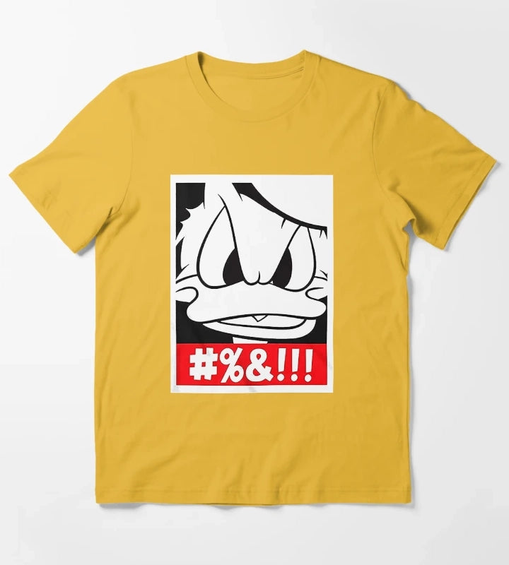 Donald Duck Big Face Box T-Shirt Yellow