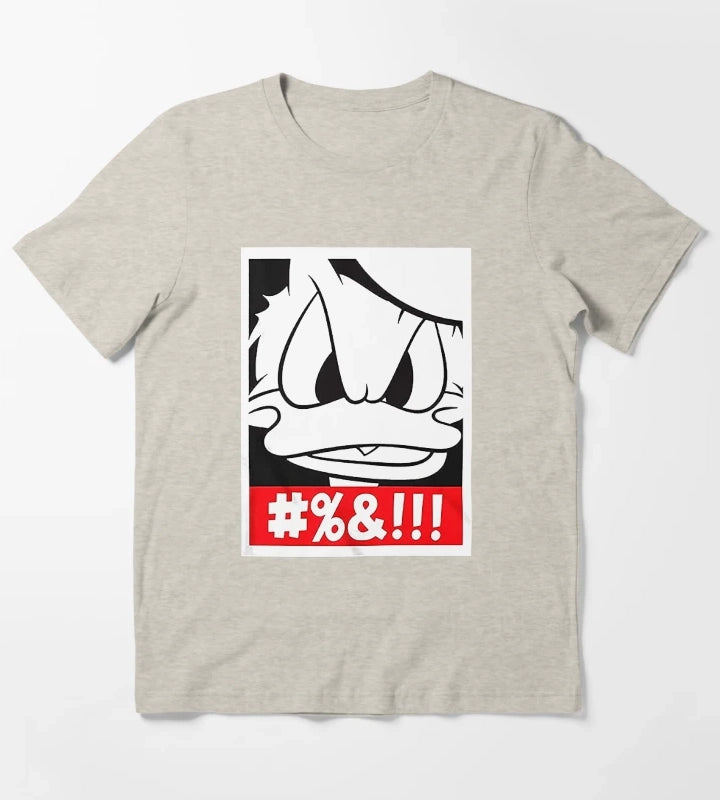 Donald Duck Big Face Box T-Shirt Cream