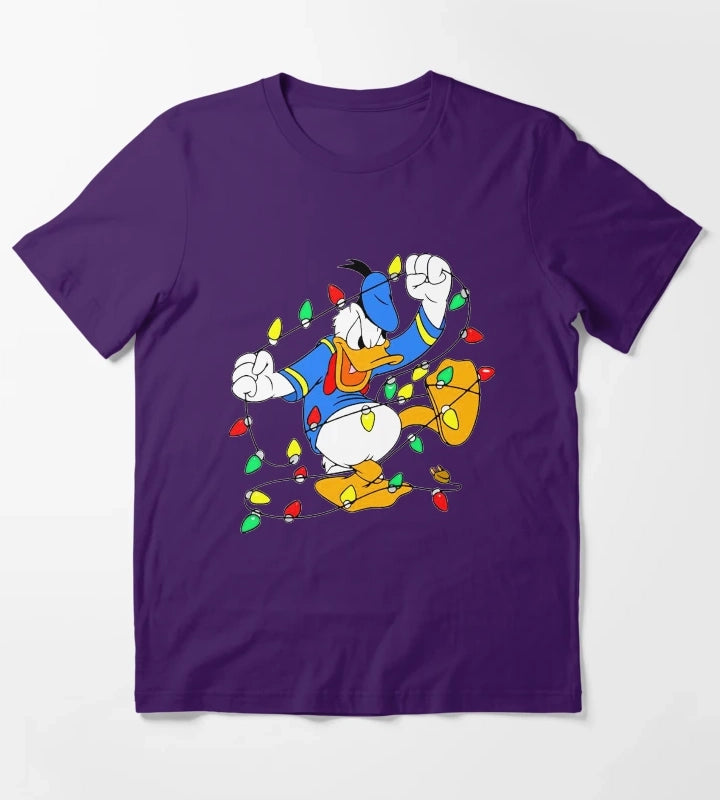 Donald Duck Party T-Shirt Purple