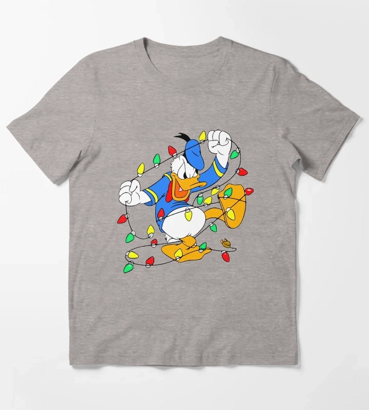 Donald Duck Party T-Shirt Heather Grey