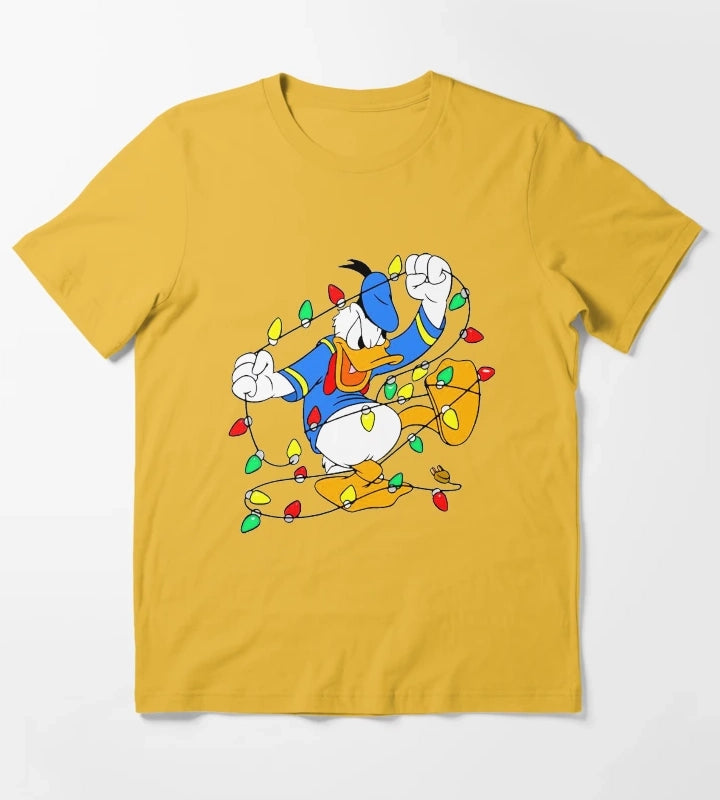 Donald Duck Party T-Shirt Yellow