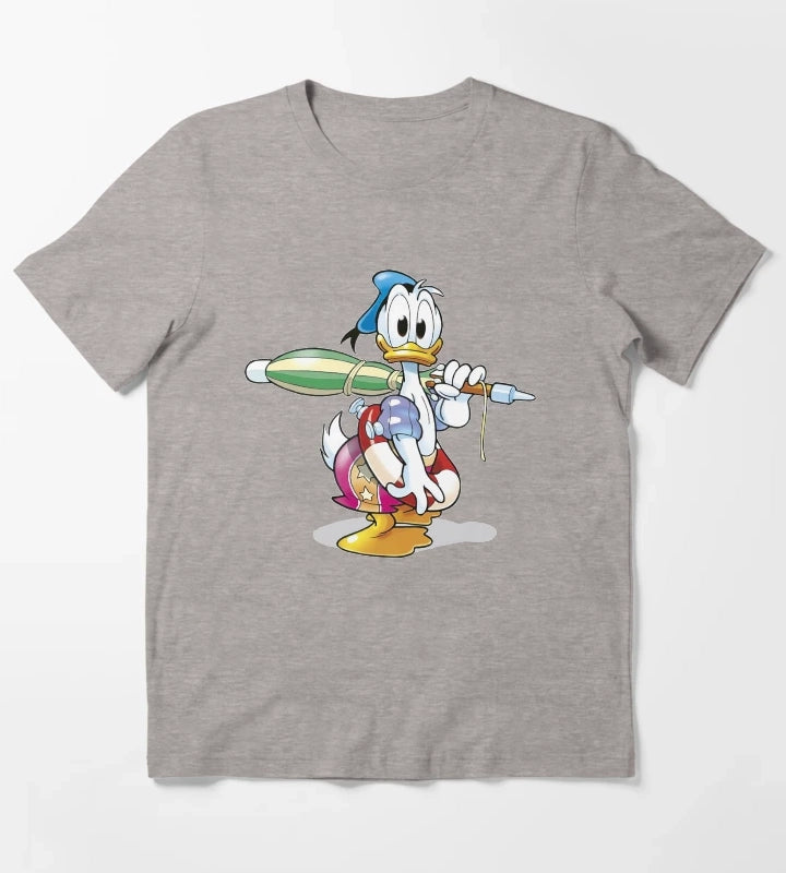 Donald Duck Summer T-Shirt Heather Grey