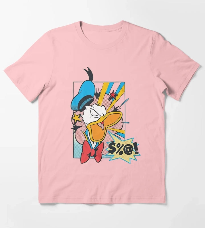 Donald Duck Vintage 90s T-Shirt Dark Grey