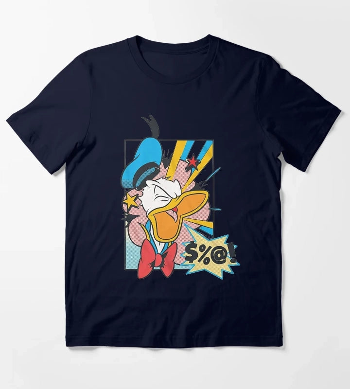 Donald Duck Vintage 90s T-Shirt Navy