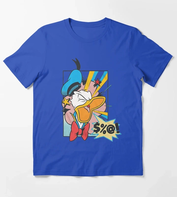Donald Duck Vintage 90s T-Shirt Blue