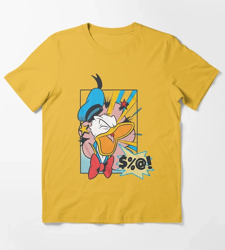 Donald Duck Vintage 90s T-Shirt Yellow