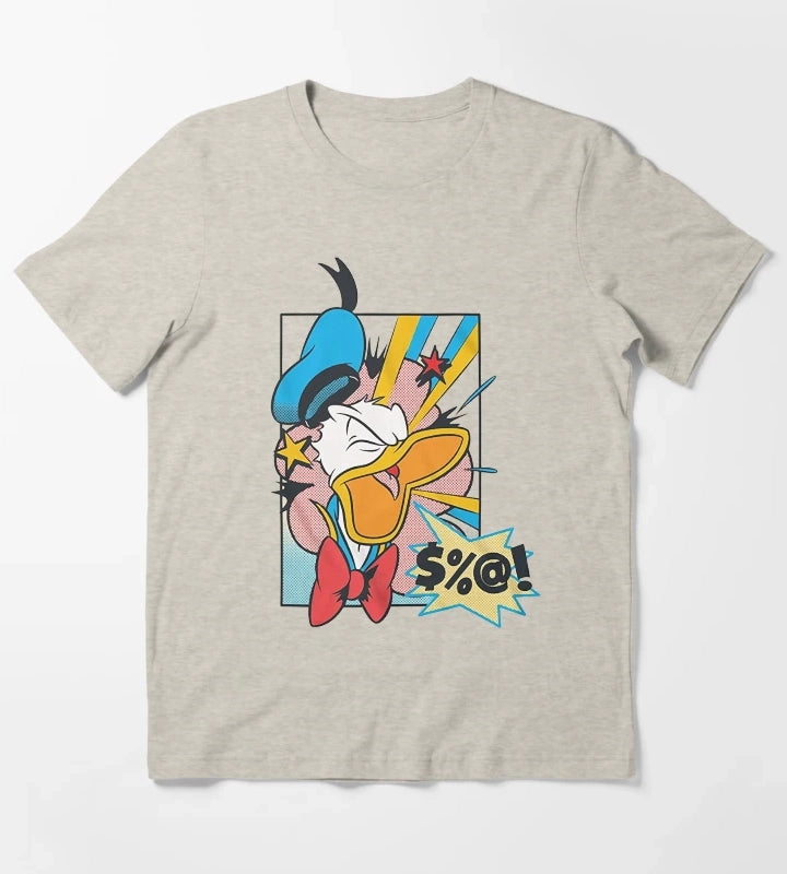 Donald Duck Vintage 90s T-Shirt Cream