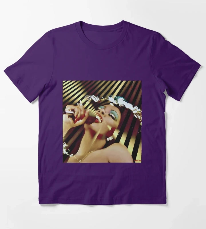 Donna Disco T-Shirt Purple