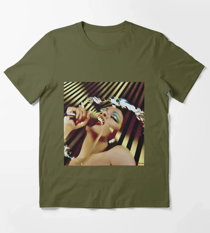 Donna Disco T-Shirt Olive Green