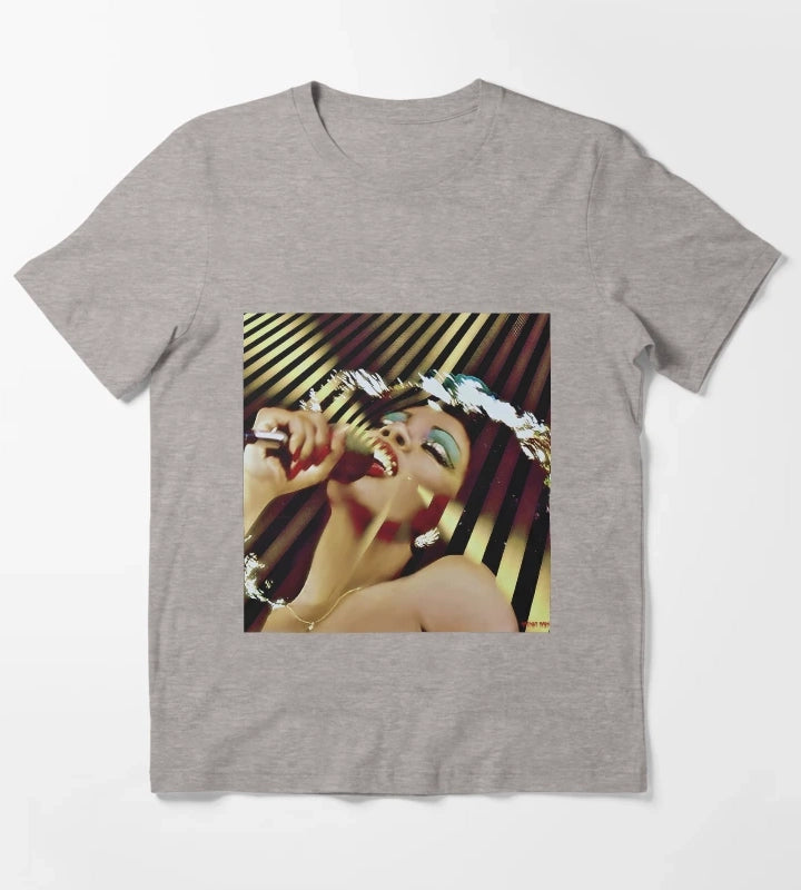 Donna Disco T-Shirt Heather Grey