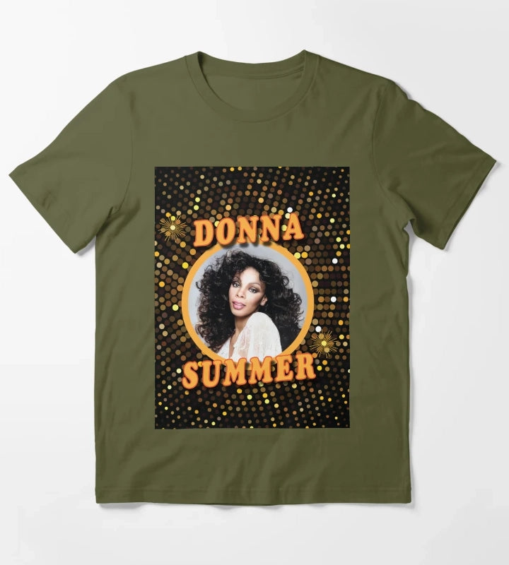 Donna Summers T-Shirt Olive Green