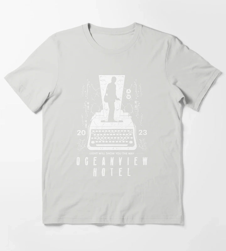Dont Write White T-Shirt Light Grey
