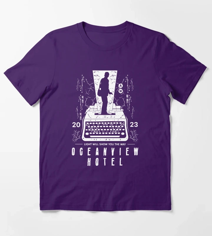 Dont Write White T-Shirt Purple