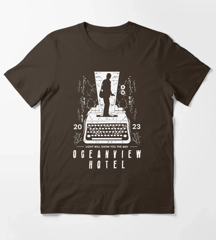 Dont Write White T-Shirt Brown