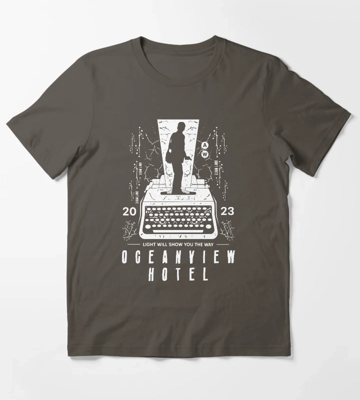Dont Write White T-Shirt Dark Grey