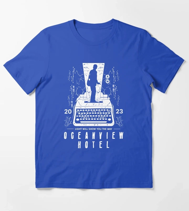 Dont Write White T-Shirt Blue