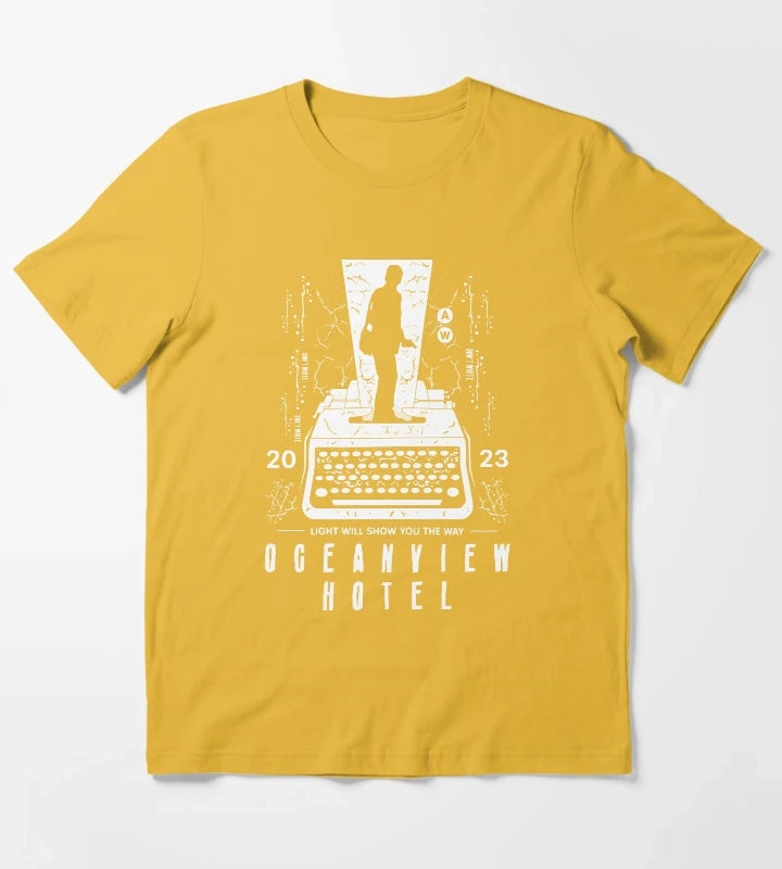 Dont Write White T-Shirt Yellow