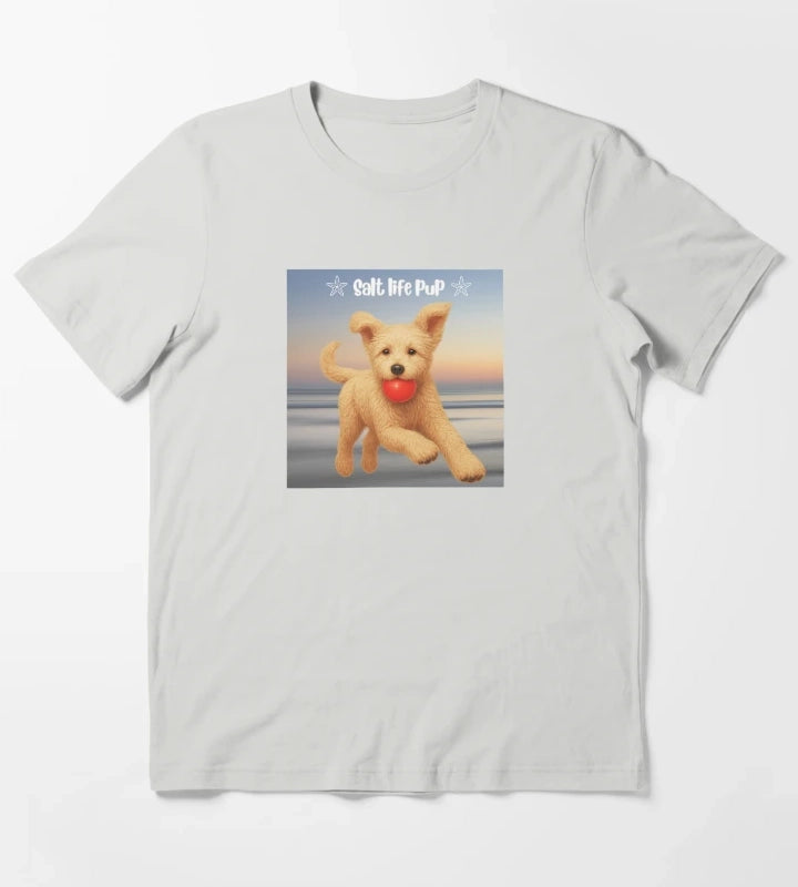 Doodle Daisy at sunset beach T-Shirt Light Grey