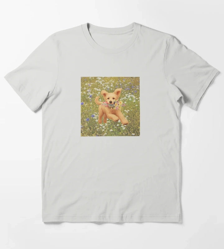Doodle Daisy bringing you flower bouquet T-Shirt Light Grey