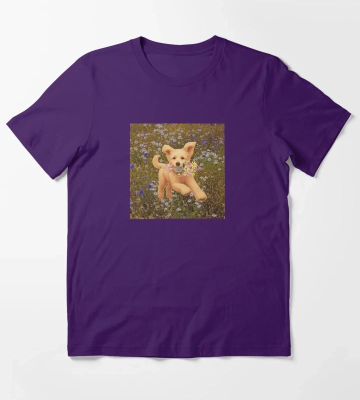 Doodle Daisy bringing you flower bouquet T-Shirt Purple