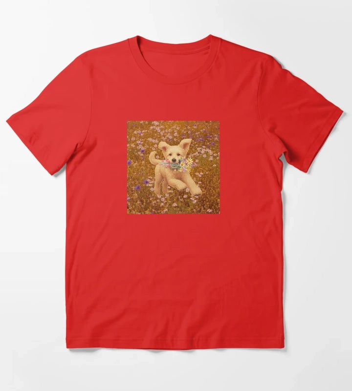 Doodle Daisy bringing you flower bouquet T-Shirt Red