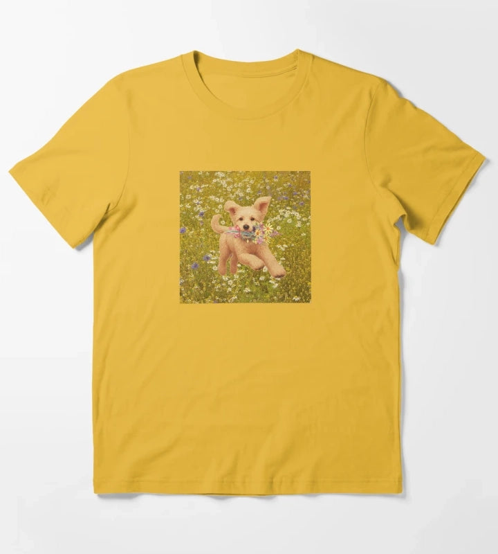 Doodle Daisy bringing you flower bouquet T-Shirt Yellow