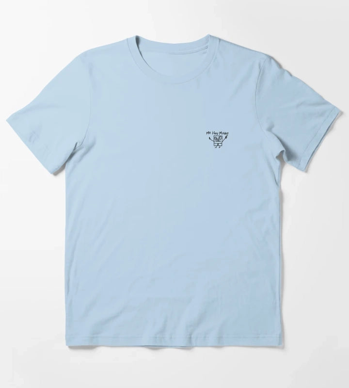 Doodle bob evil pants T-Shirt Sky Blue