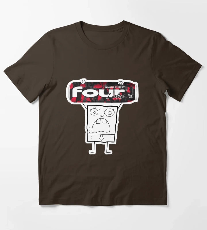 Doodlebob with a Fourloko T-Shirt Brown
