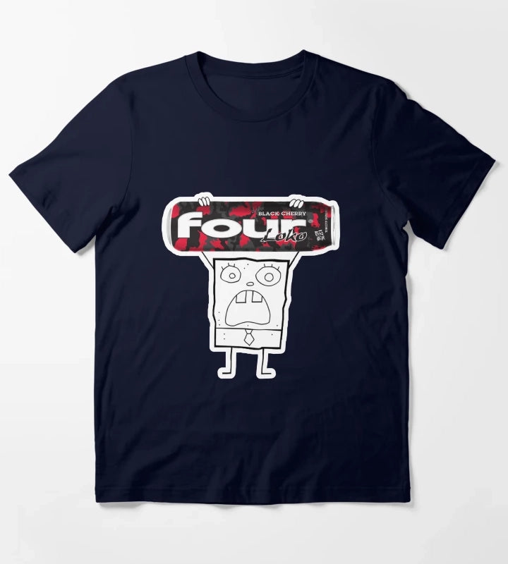 Doodlebob with a Fourloko T-Shirt Navy
