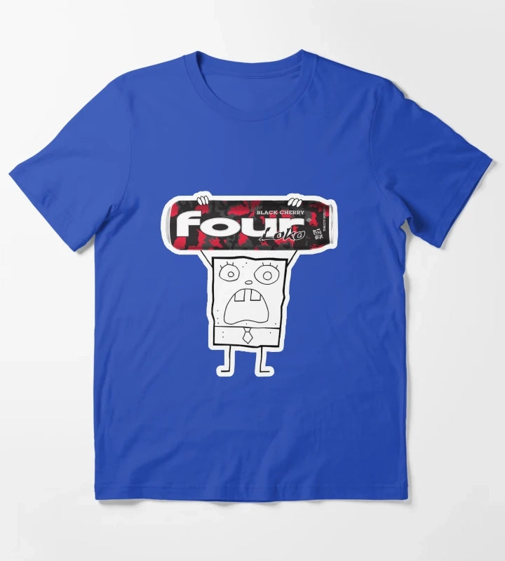 Doodlebob with a Fourloko T-Shirt Blue