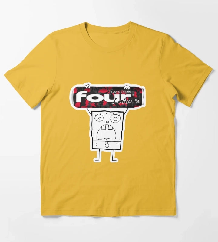 Doodlebob with a Fourloko T-Shirt Yellow