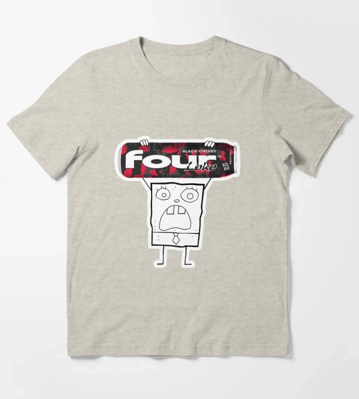 Doodlebob with a Fourloko T-Shirt Cream