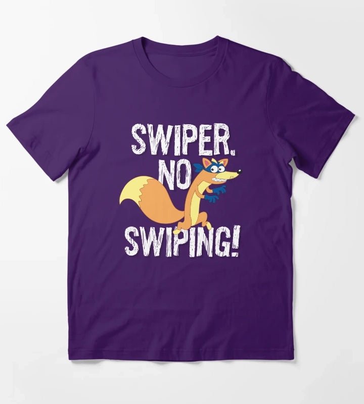 Dora the Explorer Swiper No Swiping Fox Bandit T-Shirt Purple