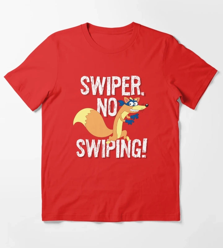 Dora the Explorer Swiper No Swiping Fox Bandit T-Shirt Red