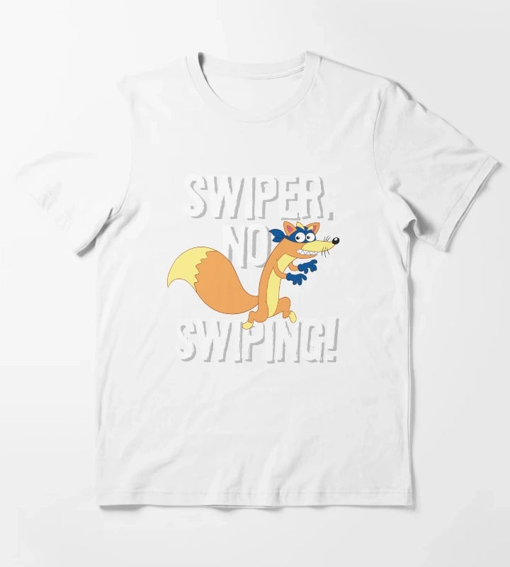 Dora the Explorer Swiper No Swiping Fox Bandit T-Shirt White