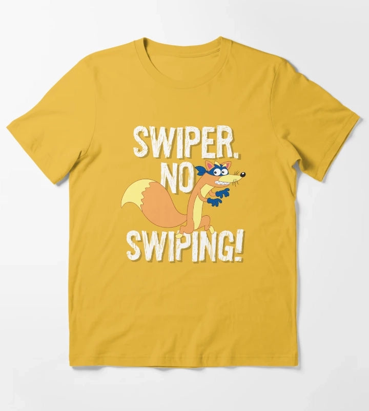 Dora the Explorer Swiper No Swiping Fox Bandit T-Shirt Yellow