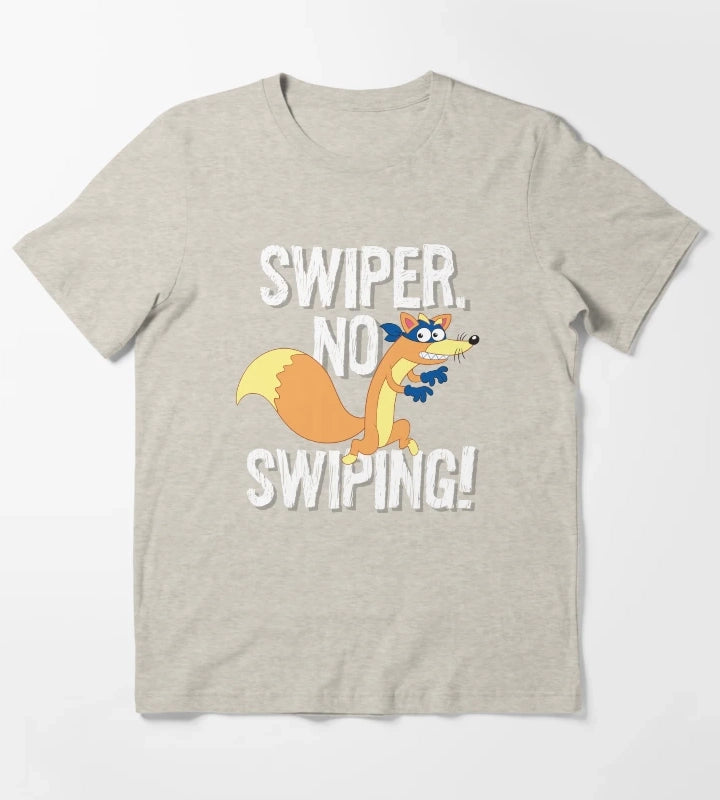 Dora the Explorer Swiper No Swiping Fox Bandit T-Shirt Cream