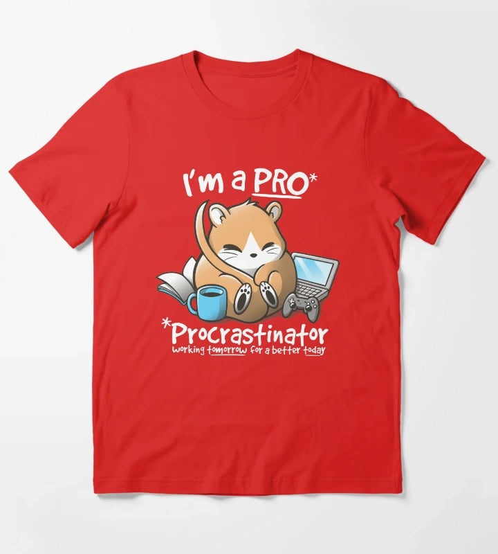 Dormouse is a pro T-Shirt Red