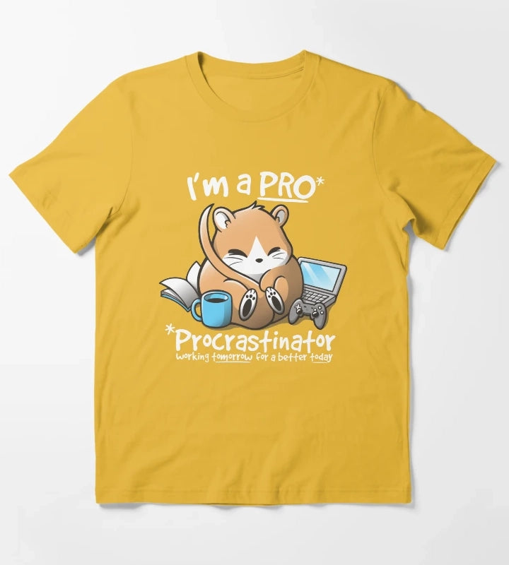 Dormouse is a pro T-Shirt Yellow